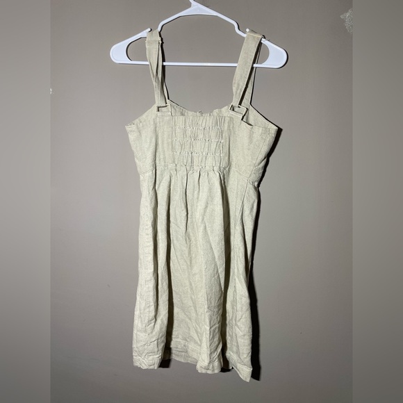 Urban Outfitters Avalon Linen Button-Front Mini Dress Size S - Picture 7 of 8